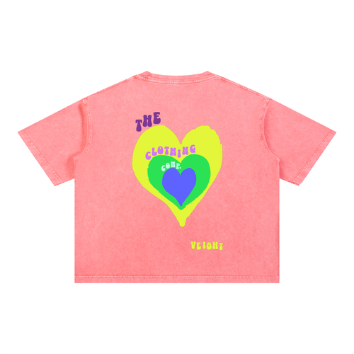 boxy heart tee